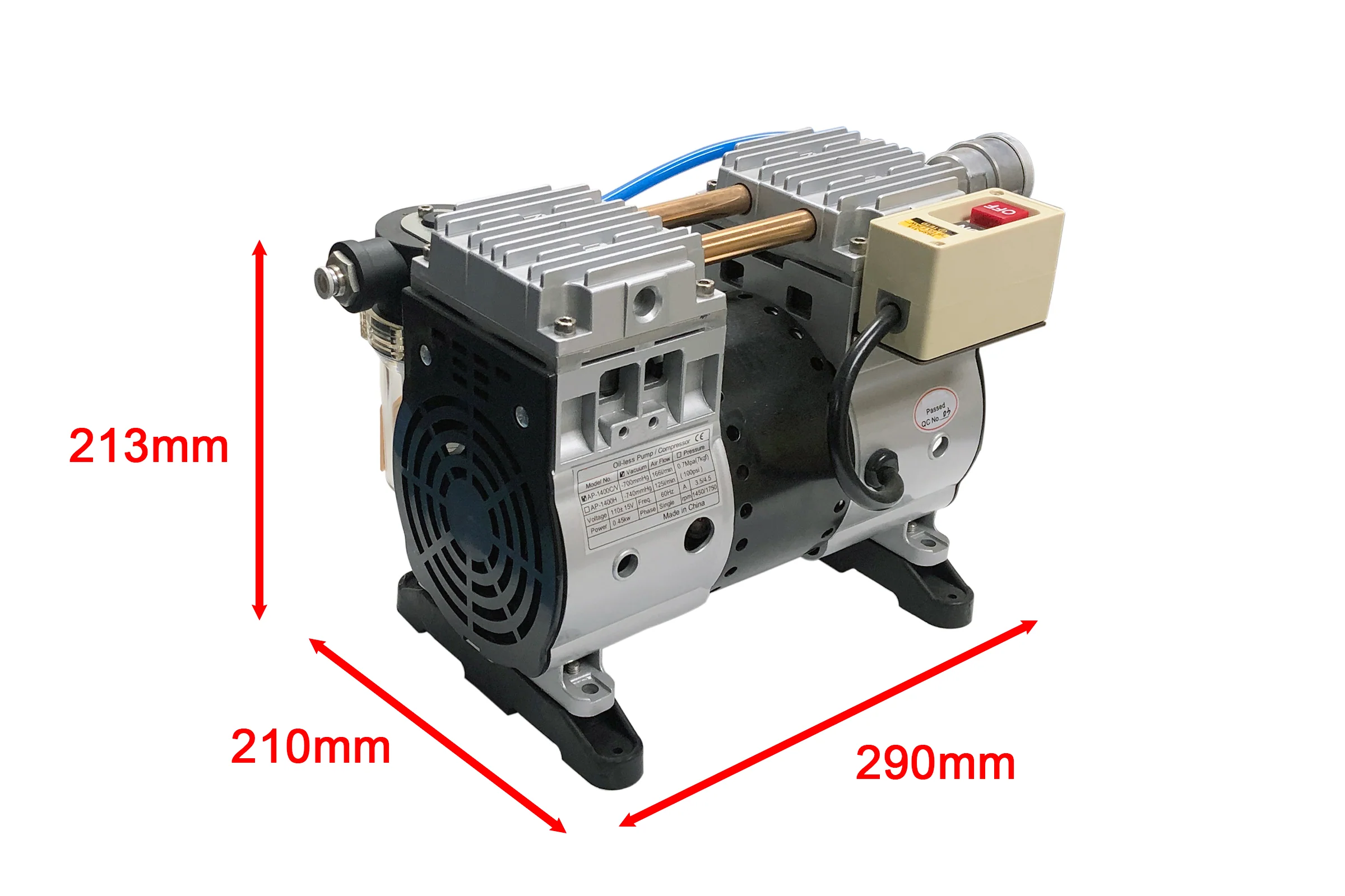 500°C Heating Plate (350L x 240W, mm) with Optional Vacuum Chuck & Pump - HP-500V - Image 5