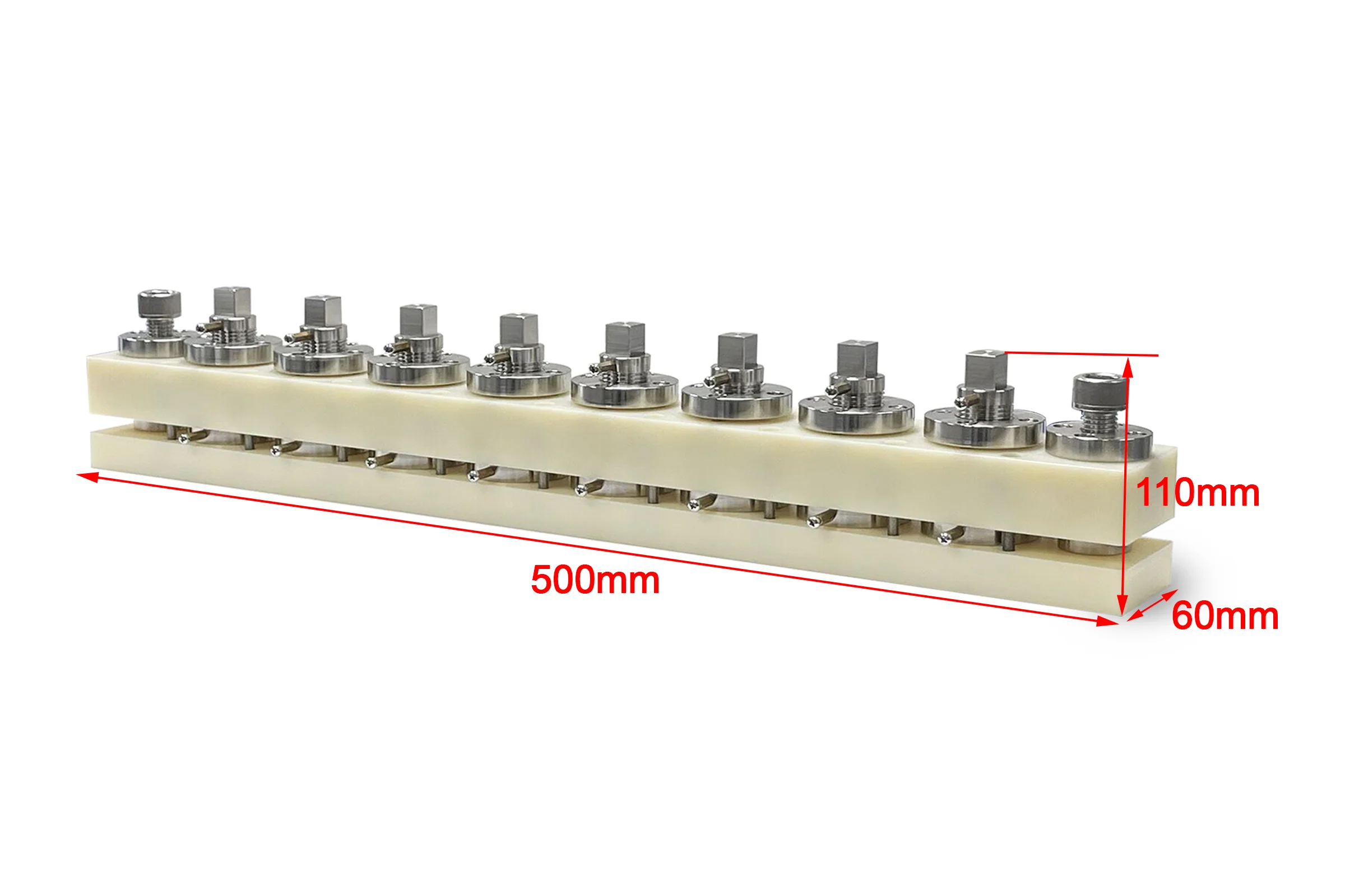 8 Channel Split Coin Cell Kit for High-Throughput Testing of Battery Materials - HSC-8 - Image 3