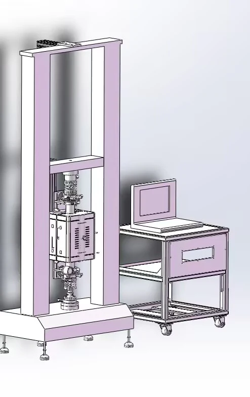 Max. 10 T/ 1100 ºC High temperature Universal Testing System ( Tensile / Compression / Creep Rupture ) - HUT-10T-1100 - Image 2