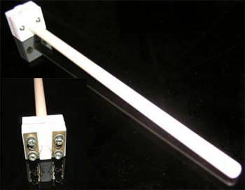 Thermocouple: B type (Pt-Rh to Pt-Rh) 9 1/4" Length with Alumina sheath (Up to 1700C) - IH25TCB - Image 2