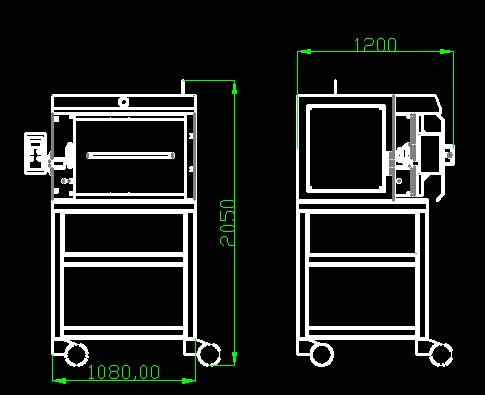 1200C Hydrogen Atmosphere Box Furnace with 5 heated sides and 16"x16"x16" (64 L) Chamber - KSL-1200X-H2 - Image 2