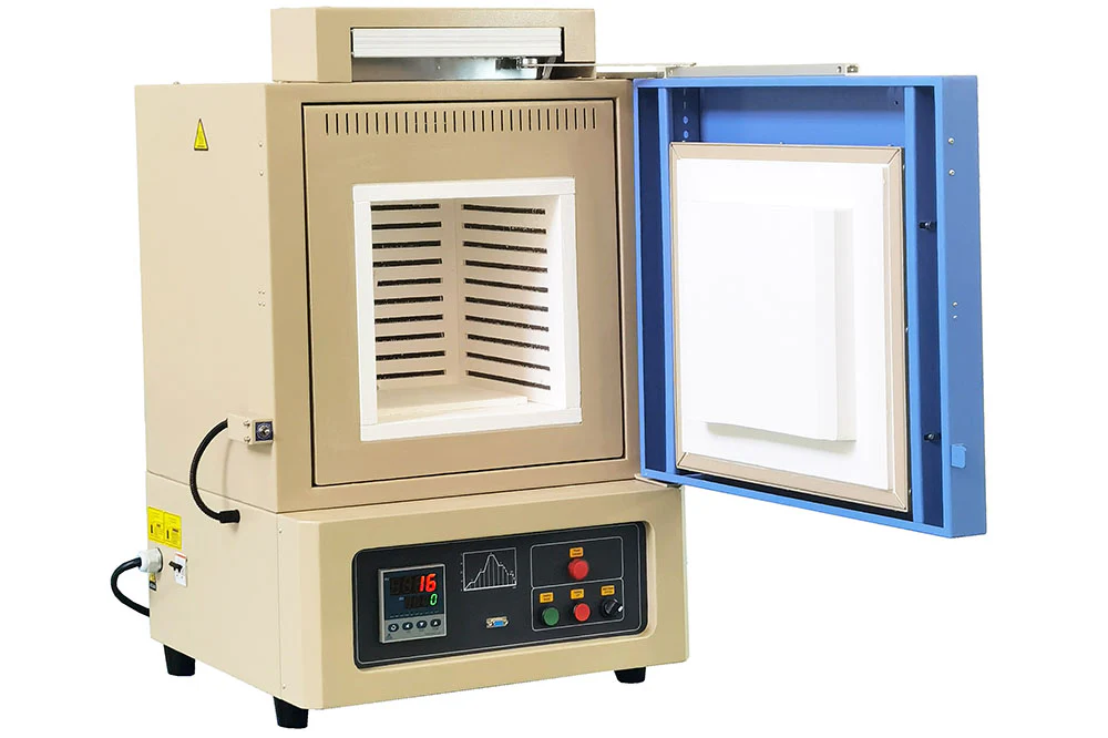 1200°C Muffle Furnace with Motorized Door (30x30x30 cm, 27 L) - KSL-1200X-M-AD - Image 3