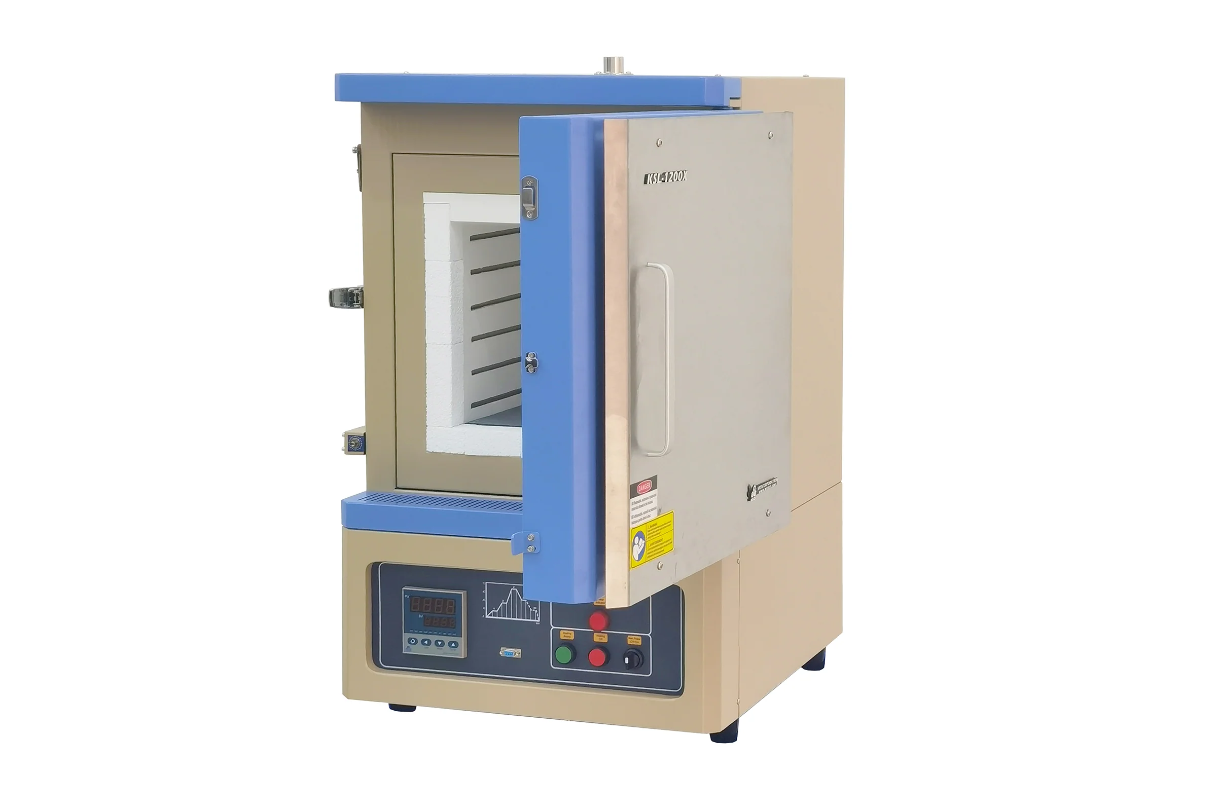 5-Side Heating Muffle Furnace (300x300x300mm, 27L, 1200 max) KSL-1200X-M5 - Image 4