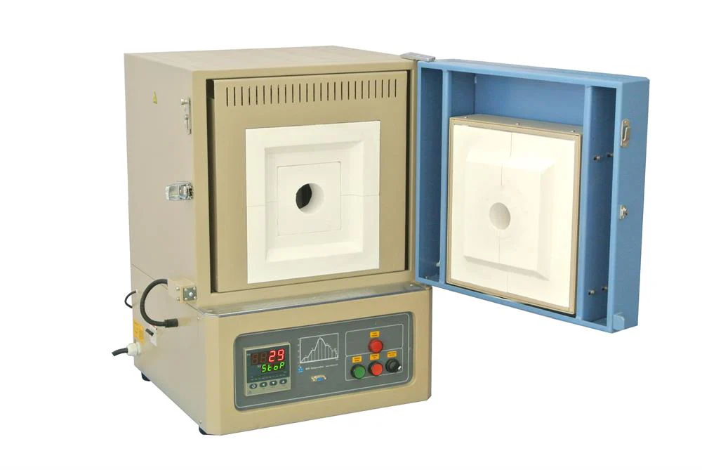1700C Bench-Top Muffle Furnace (6"x6"x6", 3.6L) with Observation Window - KSL-1700X-W - Image 2