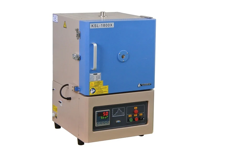 1800°C Bench-Top Muffle Furnace (6x6x6", 3.6L) w/ Observation Window - KSL-1800X-A1-W - Image 2