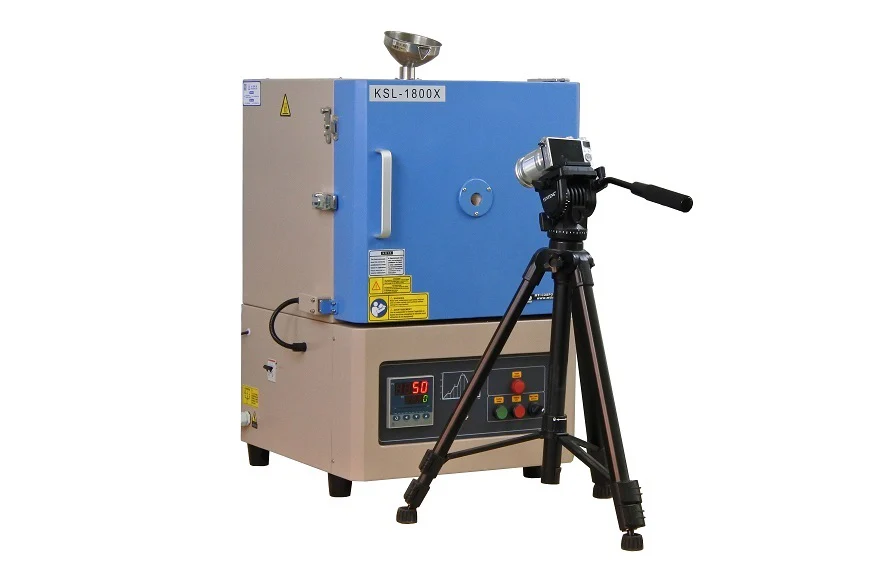 1800°C Bench-Top Muffle Furnace (6x6x6", 3.6L) w/ Observation Window - KSL-1800X-A1-W - Image 4