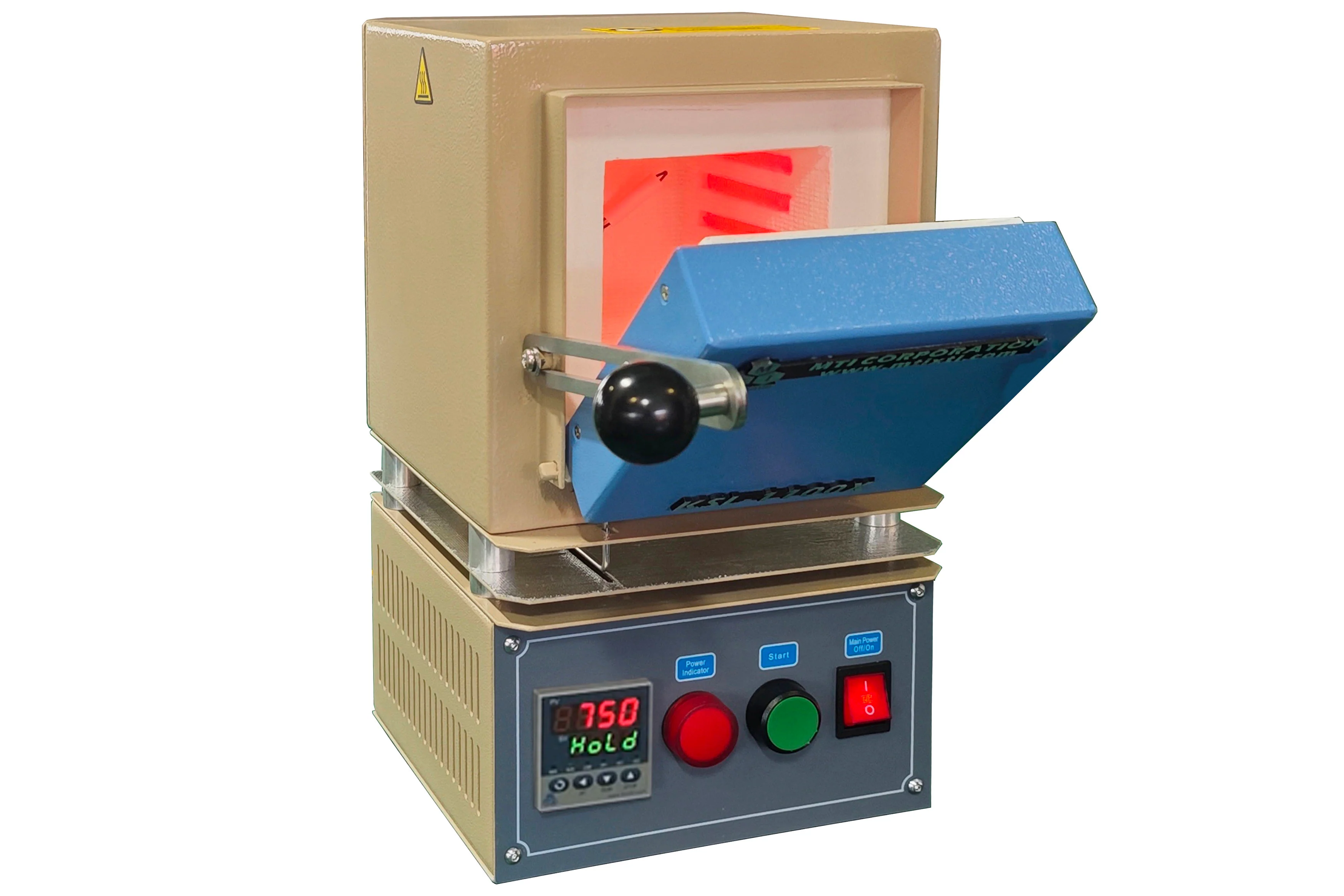 1100°C Muffle Furnace (4"x4"x5") w/ Programmable Temp. Controller - KSL1100XS - Image 3