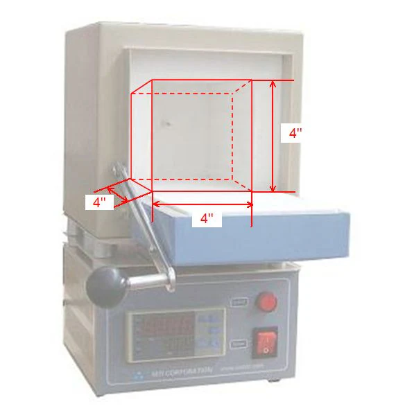 Compact Hybrid Furnace (4 x 4 x 4", 1000C), Muffle/Tube 2-In-1 - KSL1100XSH - Image 5