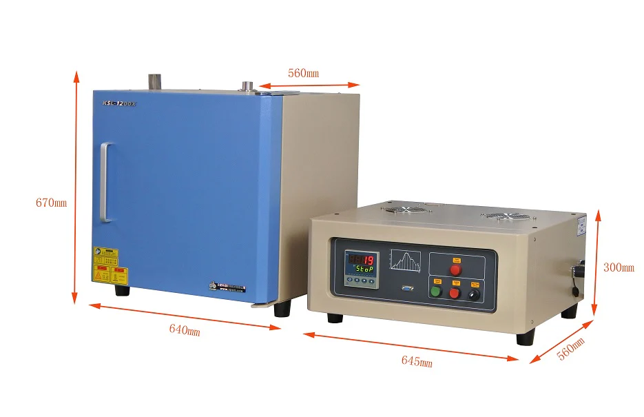 1100°C Max. Muffle Furnace (12x12x12") w/ Alloy Chamber for Debinding - KSL1200XMF - Image 4