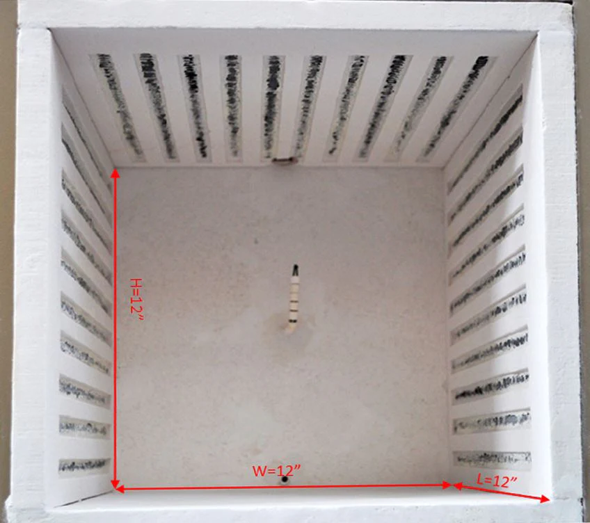 1200C Muffle Furnace (12x12x12", 27 L) w/ Programmable Controller- KSL1200XM - Image 3