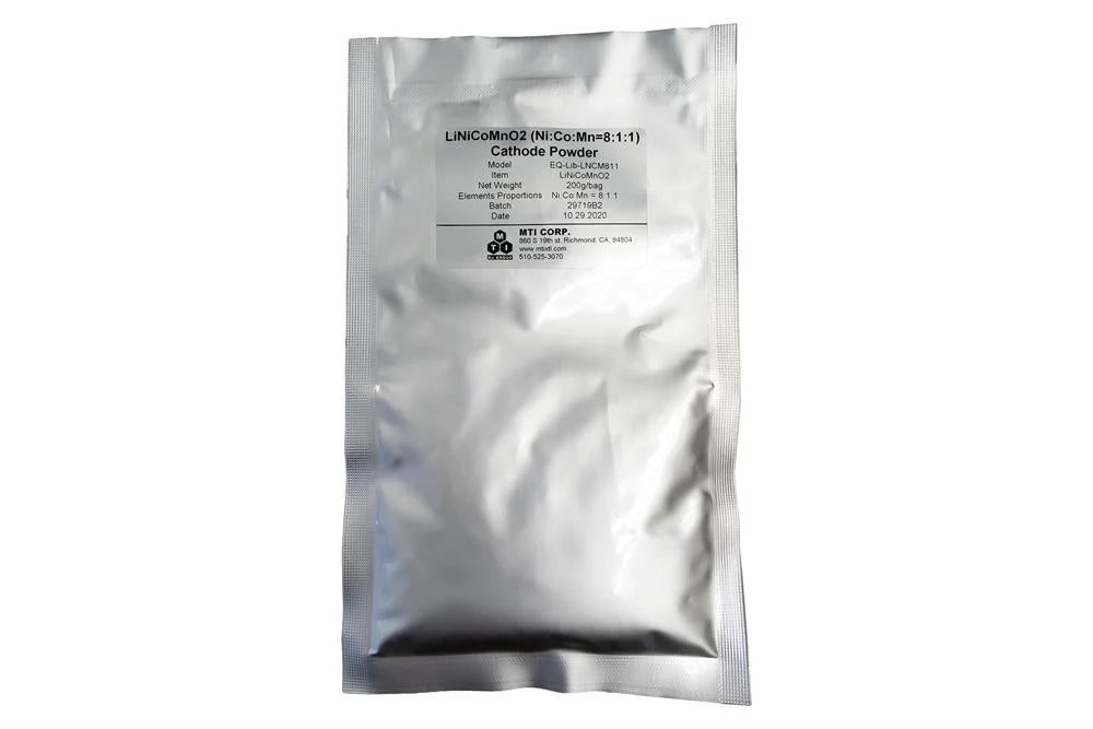 LiNiCoMnO2 (Ni:Co:Mn=8:1:1, NCM811) Powder for Li-ion Battery 200g/bag - EQ-Lib-LNCM811 - Image 3