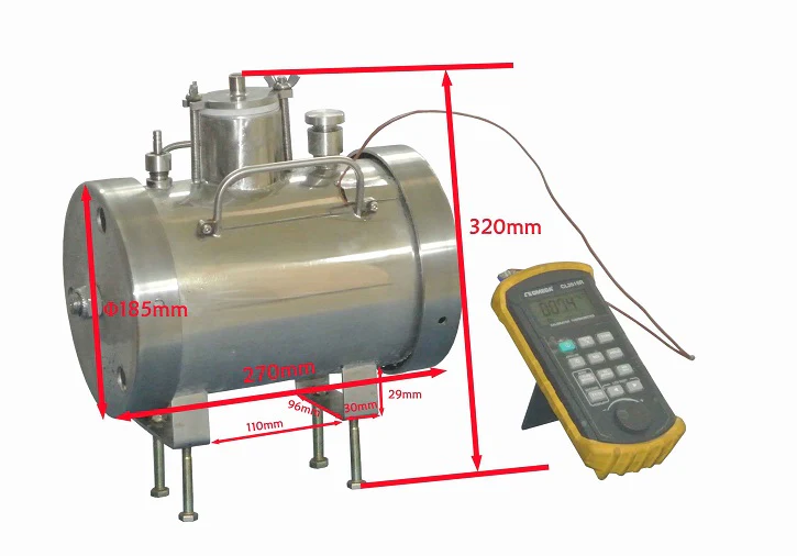 600 ml PTFE Milling Jar with Liquid Nitrogen Cooling Jacket & Vacuum Insulation - LN-600 - Image 4