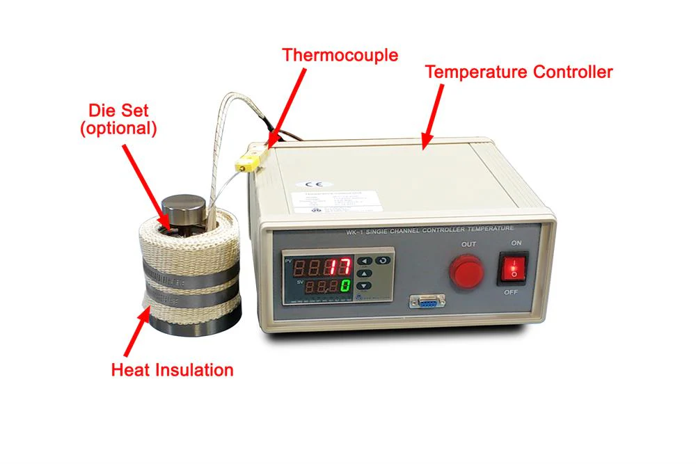 Max. 480C Band Heater and Programmable Temperature Controller without Die - EQ-HC-2 - Image 2