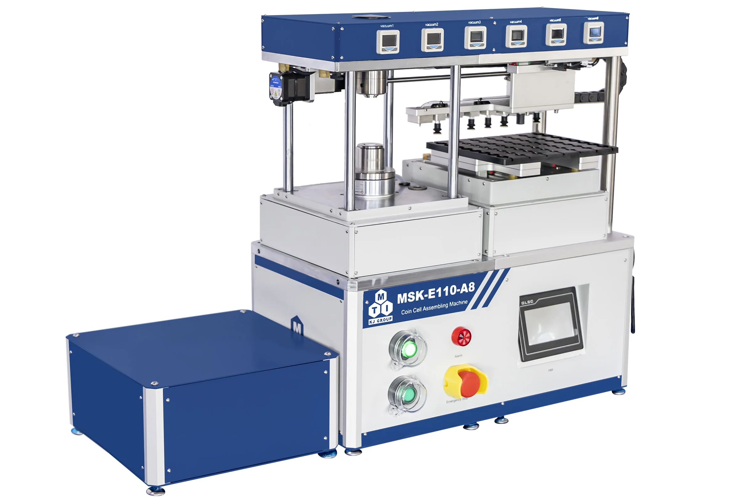 8-Channel Automatic Coin Cell Assembling Machine (Glovebox-Compatible) - MSK-E110-A8 - Image 3