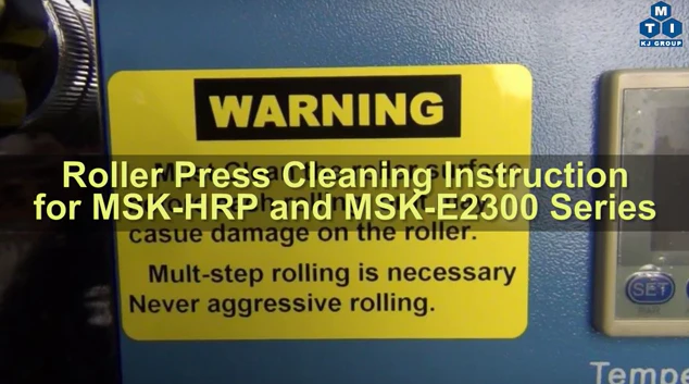 6"W x 3.7" Dia Electric Cold Rolling Press w/ Variable Speed (Ar Glove-box Compatible) - MSK-2150-DC - Image 4
