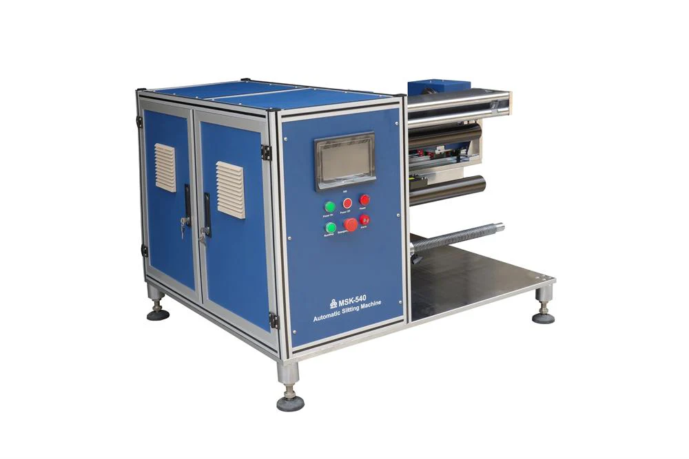 Roll to Roll Edge Slitting Machine (Max.300mm W) for Single Strip of Cylindrical/Pouch Battery - MSK-540 - Image 4