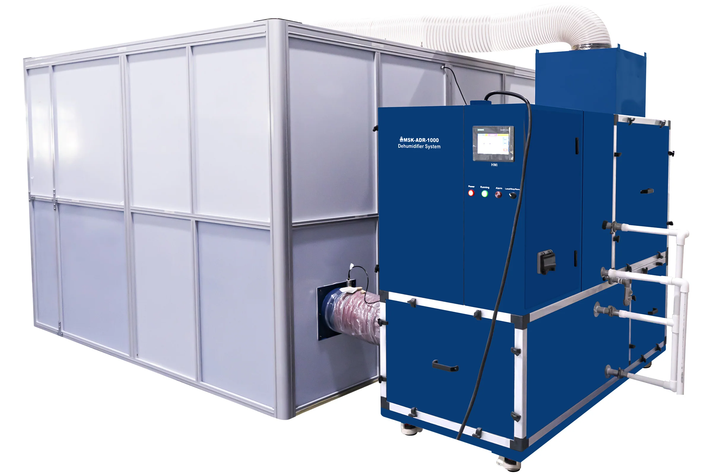 Movable Small Dry Room (100 SF/ 200SF) With Dehumidifier and Water Chiller For -40ºC DP - MSK-ADR-EP40S-LD - Image 6