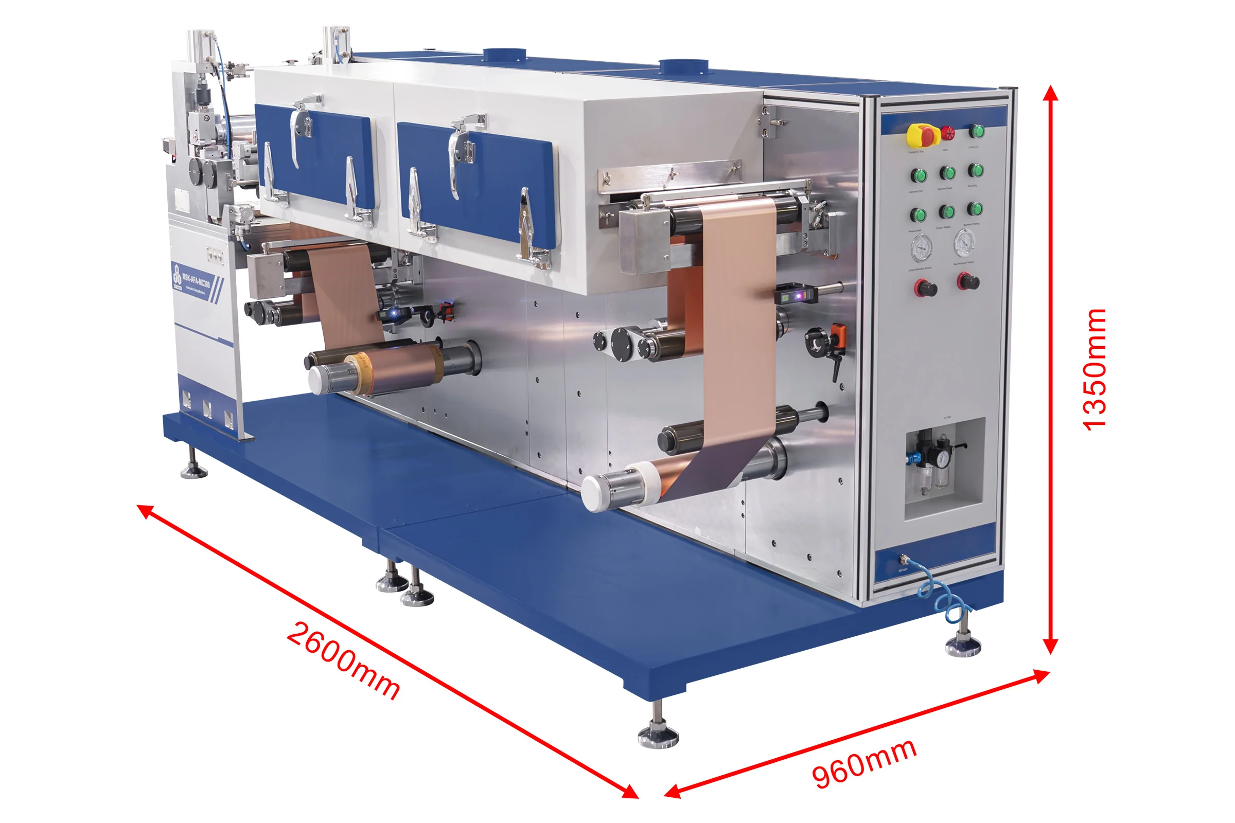 Compact Roll to Roll Coater w/ 160mm Max. Width & 6 Optional Coating Heads (Combination)-MSK-AFA-200 - Image 8