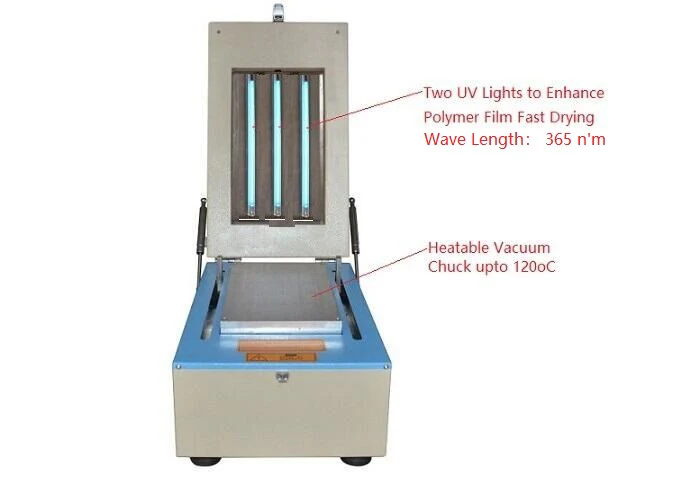 Compact Tape Casting Coater w/ Vac. Chuck (200Wx365L mm) & Film Applicator & Optional Heater - MSK-AFA-III - Image 3