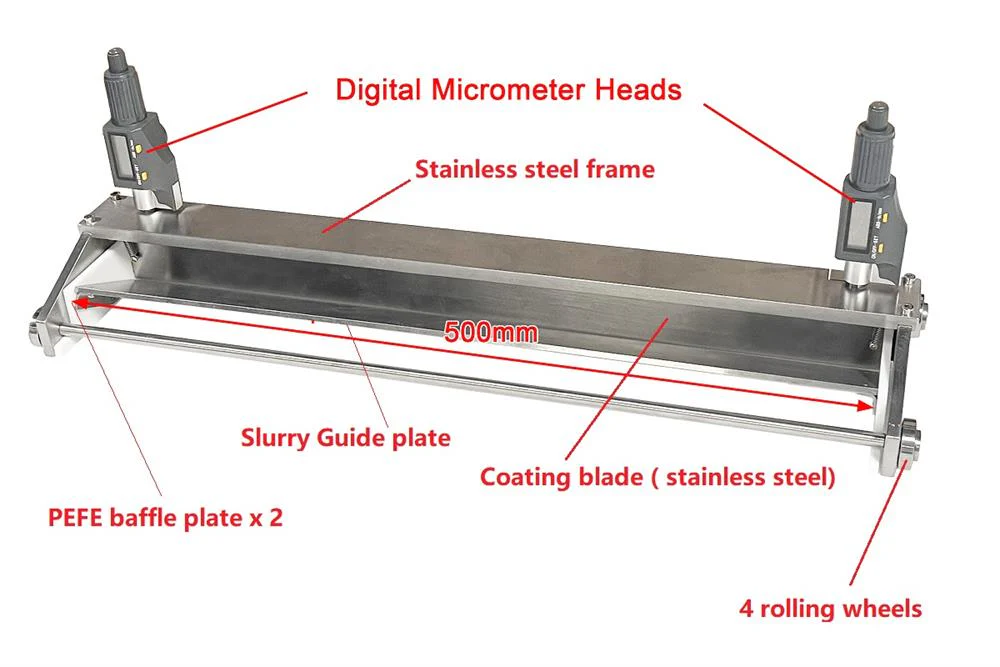 Tape Casting Machine with 22"W x 44"L Marble Bed with 500mm Film Applicator- MSK-AFA-L - Image 4