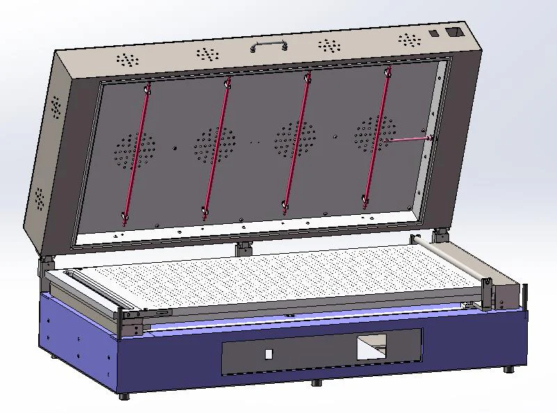 350 mm Width Tape Casting Sheet Coater (14Wx40L) w/ 120°C Vac. Bed & Doctor Blade-MSK-AFA-L1000 - Image 4
