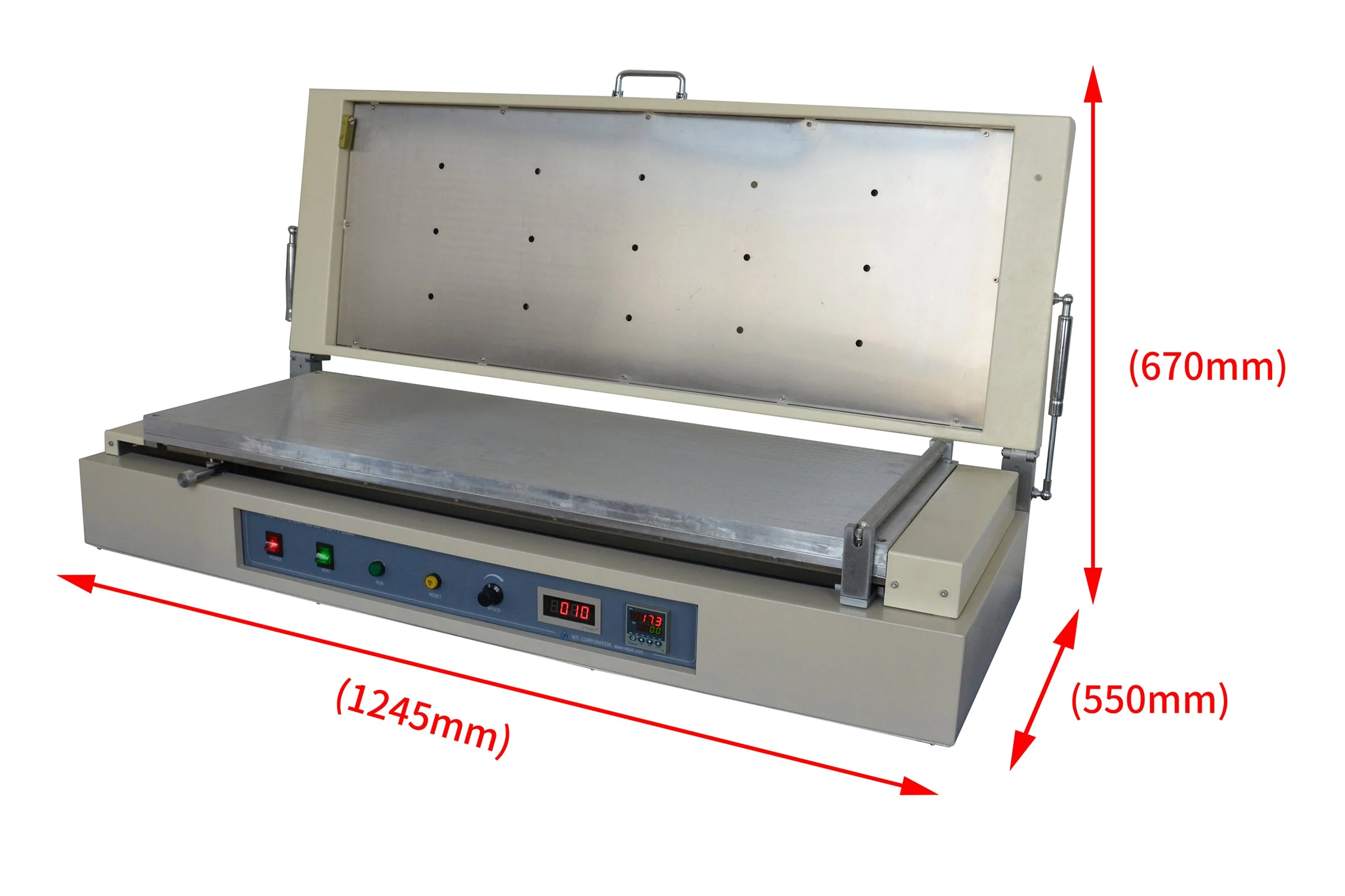 350 mm Width Tape Casting Sheet Coater (14Wx40L) w/ 120°C Vac. Bed & Doctor Blade-MSK-AFA-L1000 - Image 6