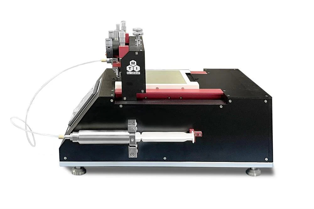 Precision Slot Die Sheet Coater w/ Heating Vacuum Chuck & Syringe Pump (4" Width & 120°C Max.) - MSK-AFA-PD100 - Image 2