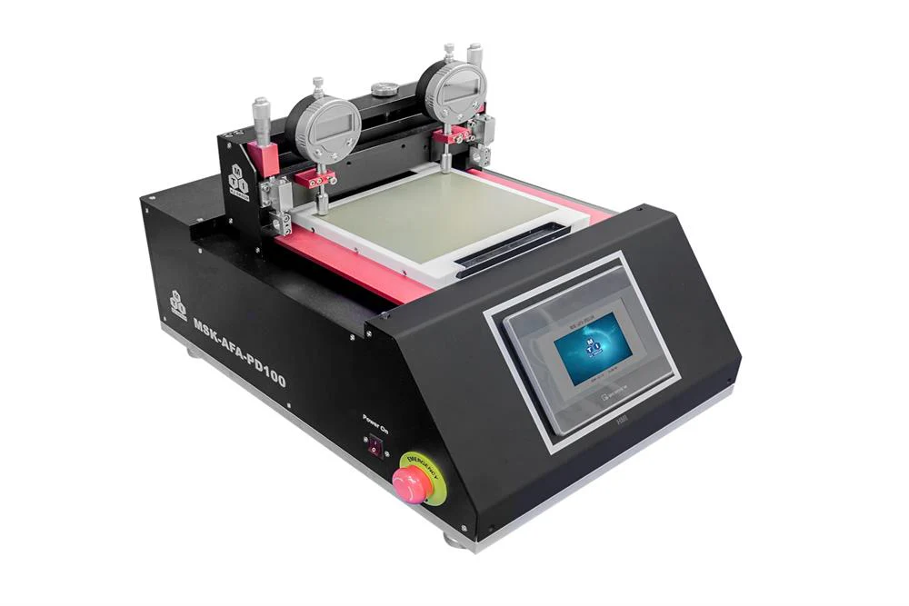 Precision Slot Die Sheet Coater w/ Heating Vacuum Chuck & Syringe Pump (4" Width & 120°C Max.) - MSK-AFA-PD100 - Image 4