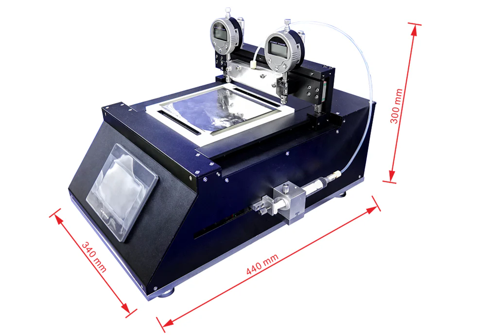 Precision Slot Die Sheet Coater w/ Heating Vacuum Chuck & Syringe Pump (4" Width & 120°C Max.) - MSK-AFA-PD100 - Image 5