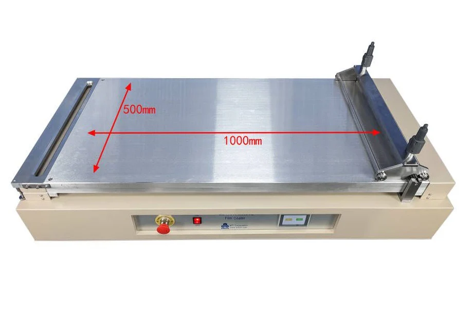 500mm-wide Tape Casting Sheet Coater (20"W × 43"L) w/ Optional 120°C Vac. Bed, Doctor Blade or Slot Die Head - MSK-AFA-W500-AL - Image 3
