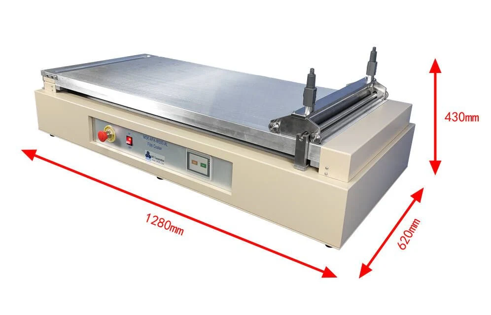 500mm-wide Tape Casting Sheet Coater (20"W × 43"L) w/ Optional 120°C Vac. Bed, Doctor Blade or Slot Die Head - MSK-AFA-W500-AL - Image 4
