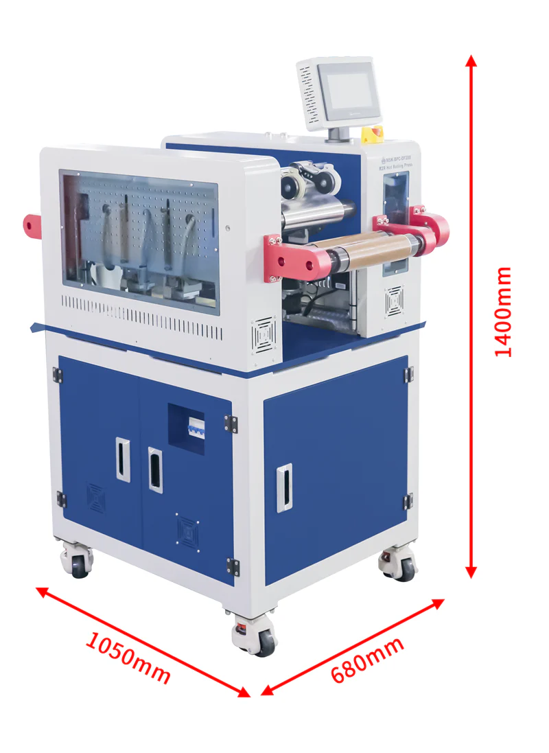 Hot Rolling Press with Asynchronous Speed for Dry Electrode / Solid State Electrolyte Fabrication (Max. 200mm W, 15T, 150 °C) - MSK-BPC-DF200 - Image 4