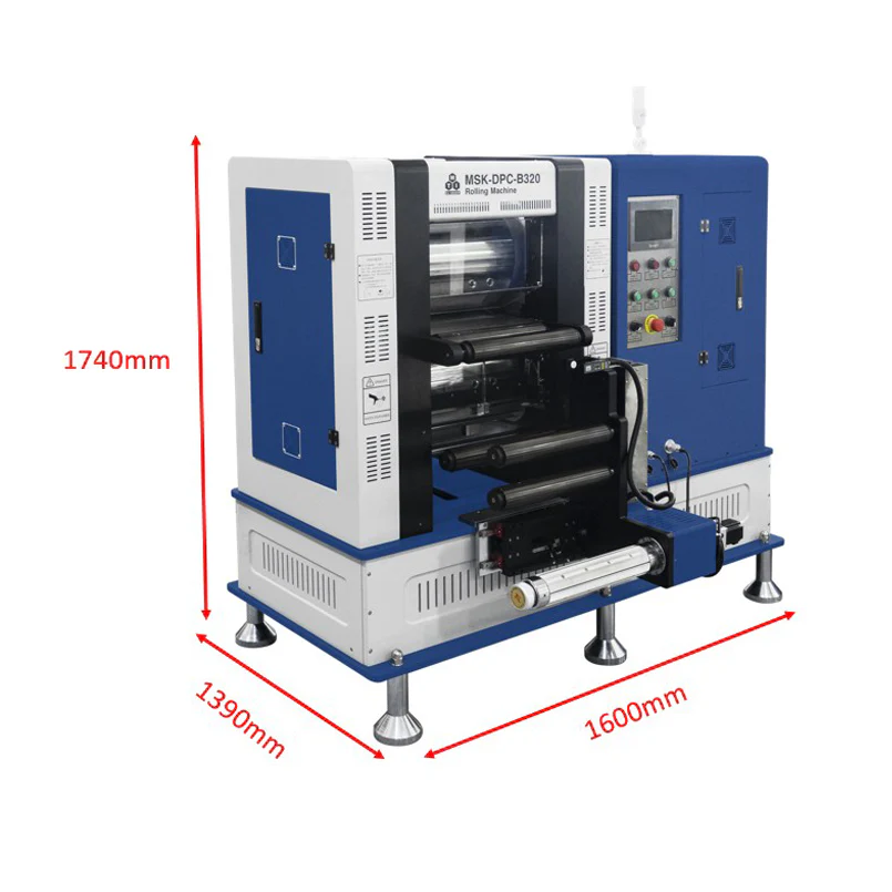 100T Max. Pressure Controlled Rolling Press (D320 x W350 mm ) W/ R2R Option - MSK-DPC-B320 - Image 3