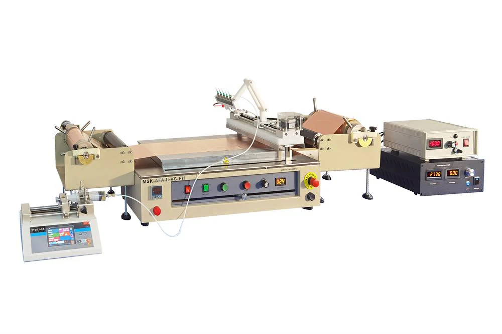 Roll to Roll Electrospinning System with Syringe Pump and Heating Bed-MSK-ESC-R2R - Image 3