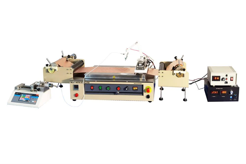 Roll to Roll Electrospinning System with Syringe Pump and Heating Bed-MSK-ESC-R2R - Image 4