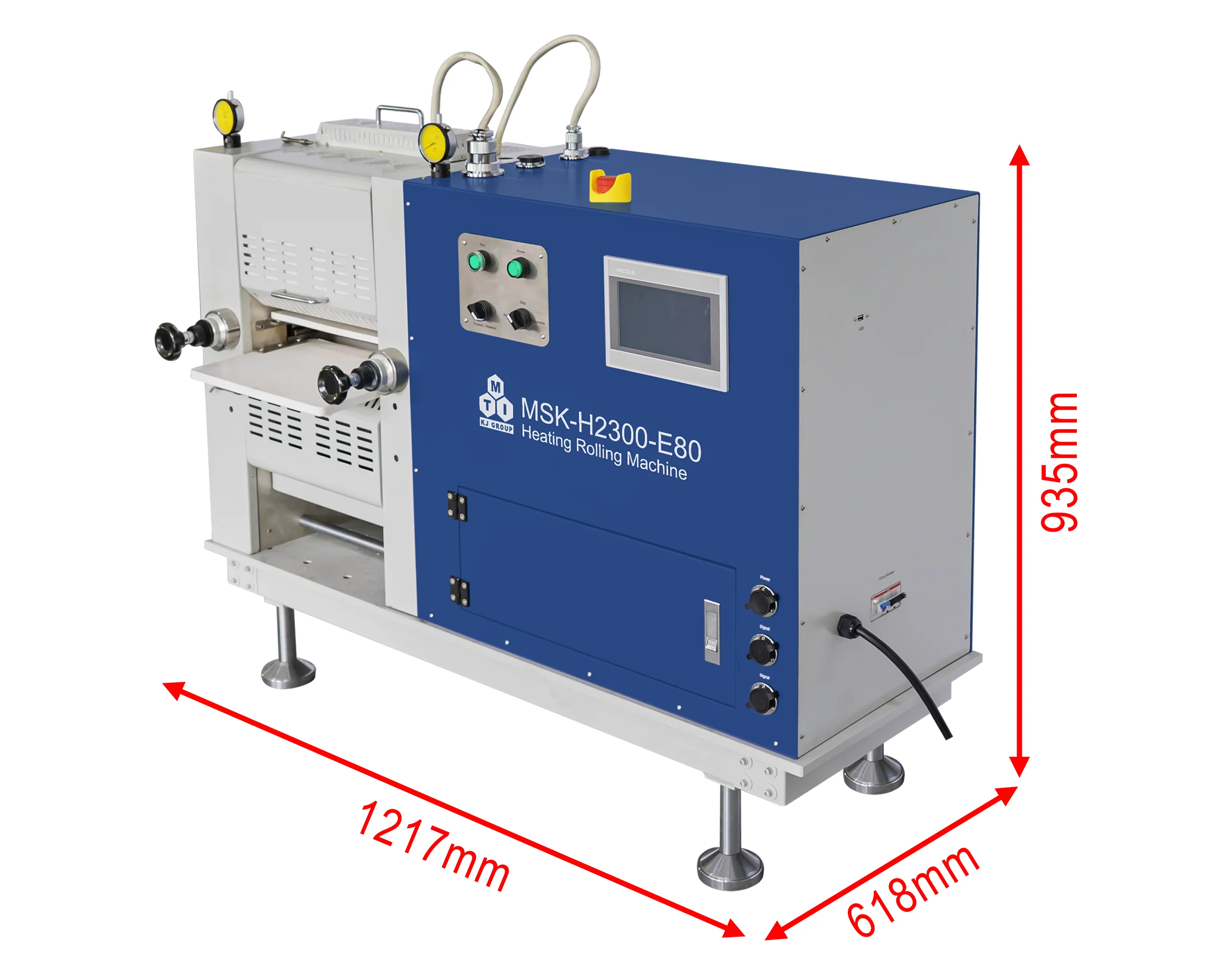 30T Hot Rolling Press (12'' Width 150C Max.) with Pressure Control & R2R Option- MSK-H2300-E150 - Image 4