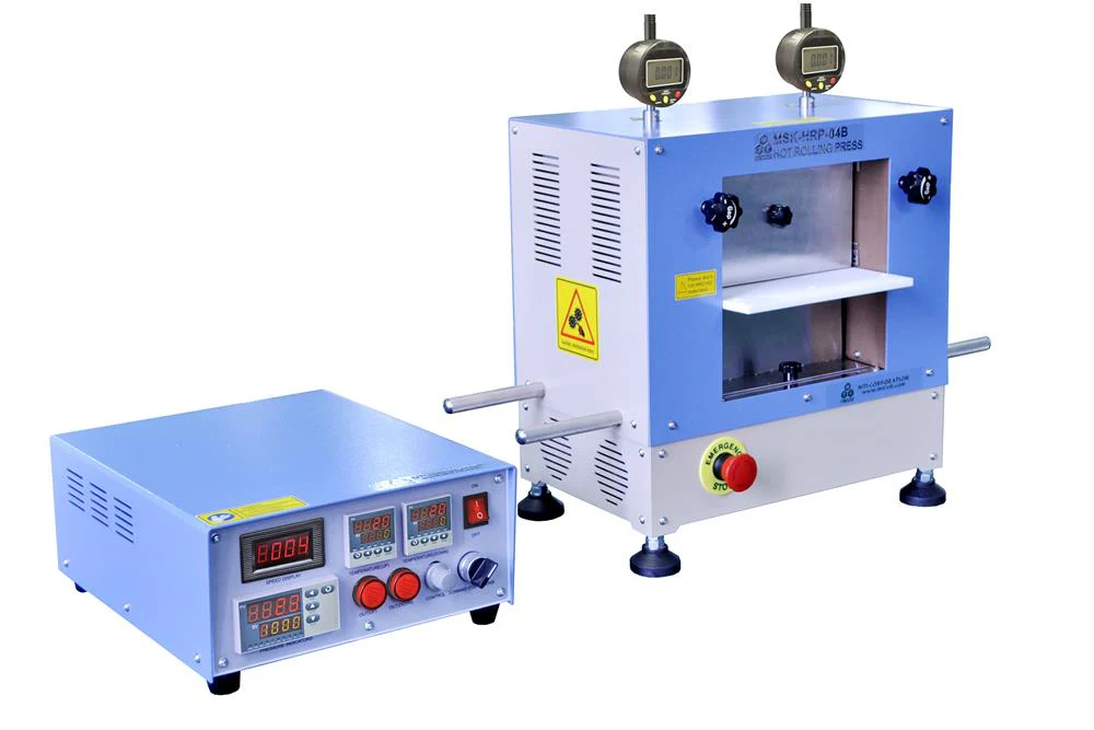 8" Width PTFE Rolling Press w/ Digital Pressure Display for Lithium Lamination - MSK-HRP-04C-PTFE - Image 2
