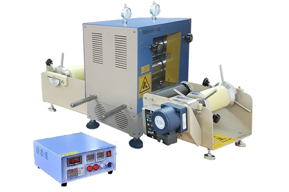 8" Width PTFE Rolling Press w/ Digital Pressure Display for Lithium Lamination - MSK-HRP-04C-PTFE - Image 3