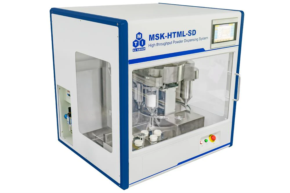 5-Channel Solid Powder Dispenser with Precision Scale for High Throughput Preparation - MSK-HTML-SD - Image 3