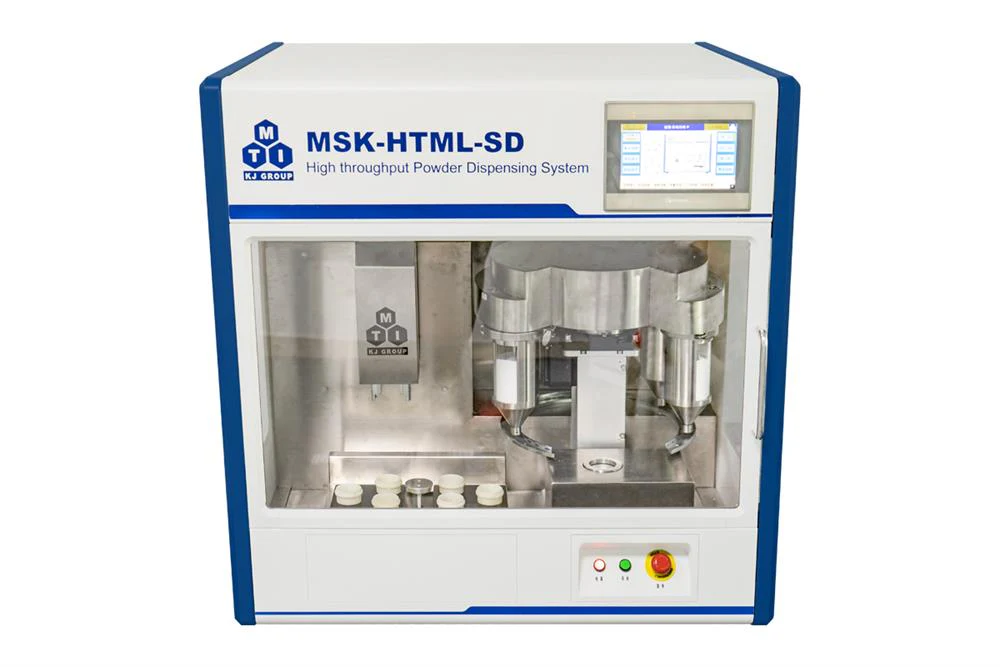 5-Channel Solid Powder Dispenser with Precision Scale for High Throughput Preparation - MSK-HTML-SD - Image 4