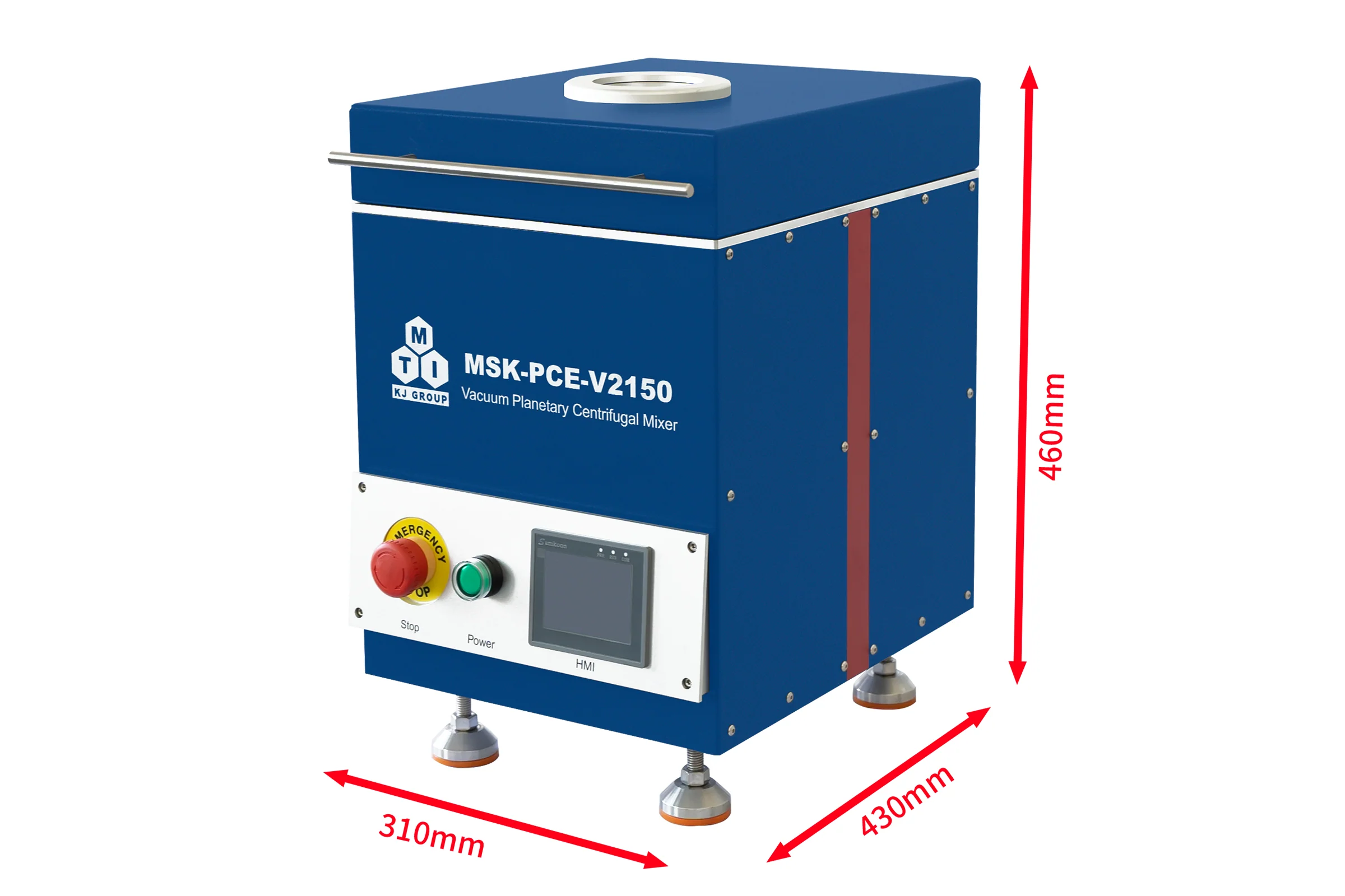 Compact Vacuum Planetary Centrifugal Mixer w/ Two 150ml Containers & Temp. Monitor - MSK-PCE-V2150 - Image 5