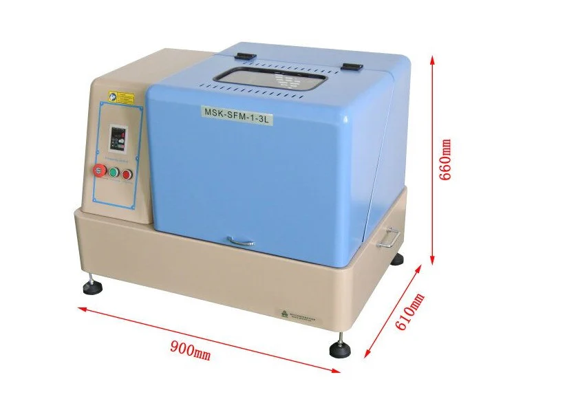 12 Liter Planetary Ball Mill (4x3L Capacity) with optional Four Milling Jars - MSK-SFM-13 - Image 4