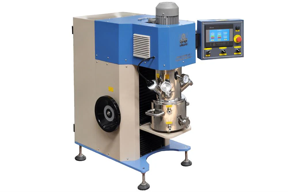 2 Liter Tri-Shaft Planetary Vacuum Mixer with Vacuum Pump & Water Chiller - MSK-SFM-2L-A - Image 3