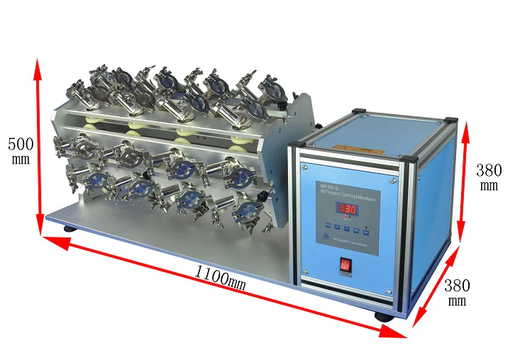 High Throughput V-Type Mixing Machine with 32 SS Tanks ( 50 ml each, Ar Gas Compatible) - MSK-SFM-32 - Image 3