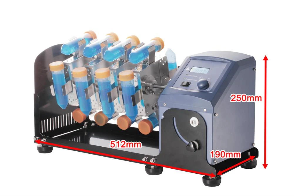 High Throughput Roll Rotating Mixing Machine w/ 16 Tubes - MSK-SFM-HT16 - Image 3