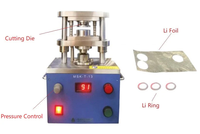 Ring & Disc Cutter with a Lithium Foil Cutting Die (OD26 x ID19 mm ) - MSK-T-13A - Image 3