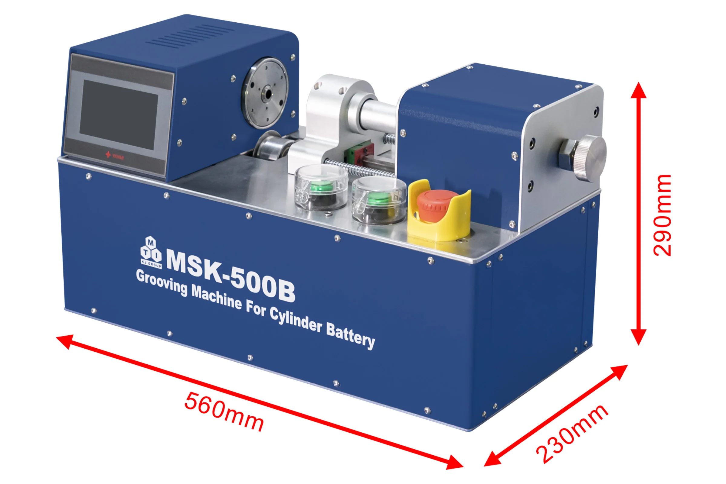 Benchtop Grooving Machine for Universal Sizes(Ø10-50mm, 20-140mm L) Cylindrical Cell - MSK500B - Image 5