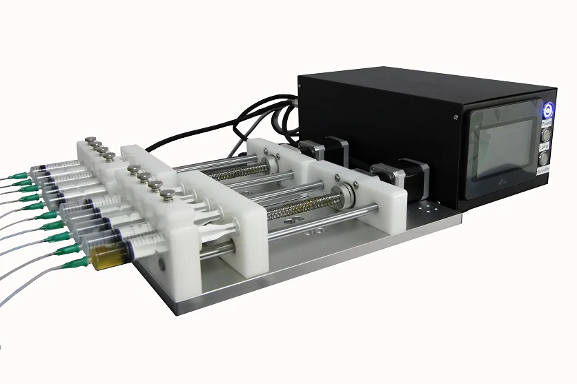 Compact Multi-functional Nano-fiber Electrospinning Device w/ 10 Ch. Pump & 2 Collector - MSK-NFES-1U - Image 4