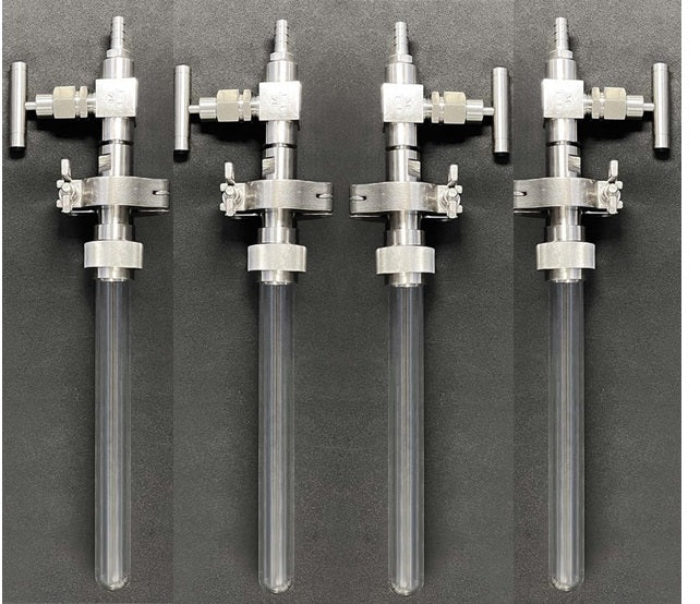 850°C Max.  Four Tubes ( 20mm OD) Vertical Microwave Sintering Furnace  - MW850X204 - Image 3