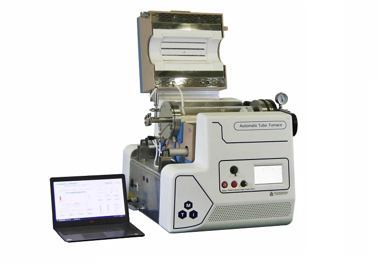 1200 °C Max 5" Automated Tube Furnace for AI Material Research - OTF1200XS5-ASD - Image 3